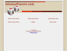 Tablet Screenshot of intensopiacere.com